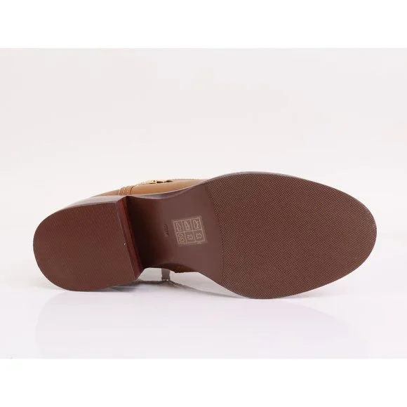 NIB Tory Burch MILLER Logo 45mm Bootie Boots Dark Tiramisu 6.5-8.5 - Picture 7 of 8